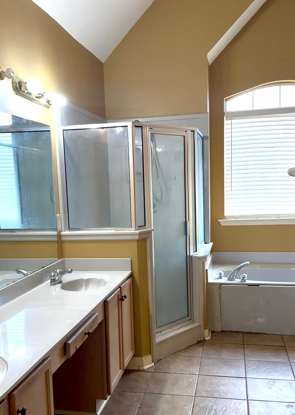 Shower Rehab before